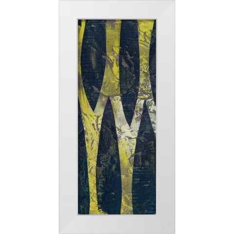 Exclusion I White Modern Wood Framed Art Print by Goldberger, Jennifer