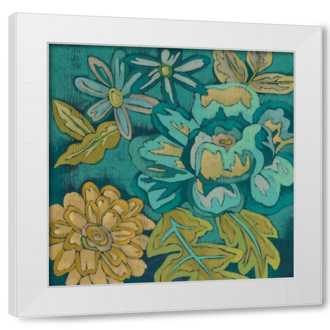 Trousseau Chintz IV White Modern Wood Framed Art Print by Zarris, Chariklia