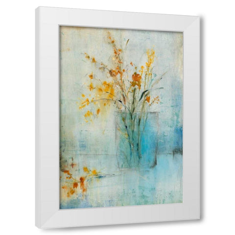 Blue Container I White Modern Wood Framed Art Print by OToole, Tim