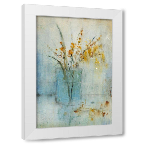 Blue Container II White Modern Wood Framed Art Print by OToole, Tim