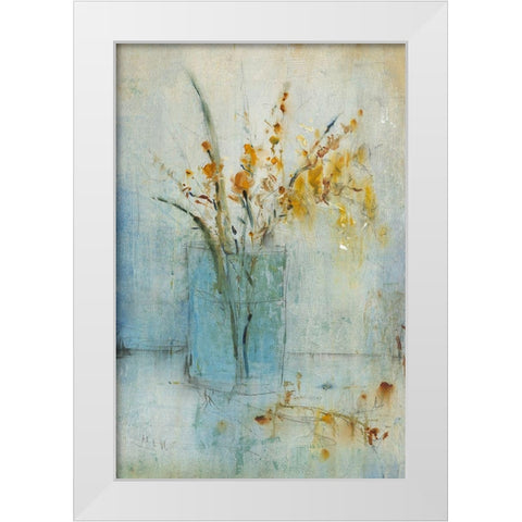 Blue Container II White Modern Wood Framed Art Print by OToole, Tim
