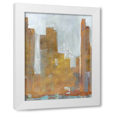 Urban Dawn I White Modern Wood Framed Art Print by Fagalde, Jarman