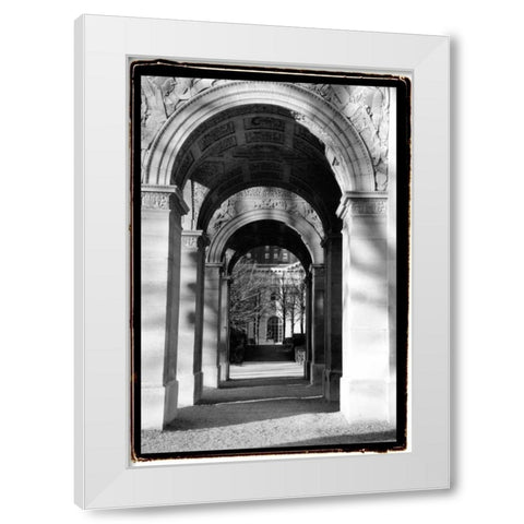 Parisian Archways I White Modern Wood Framed Art Print by DeNardo, Laura