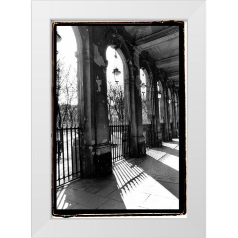 Parisian Archways II White Modern Wood Framed Art Print by DeNardo, Laura