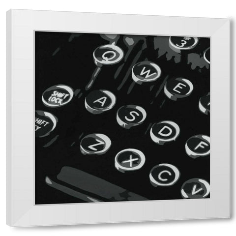 Graphic Type III White Modern Wood Framed Art Print by Meagher, Megan