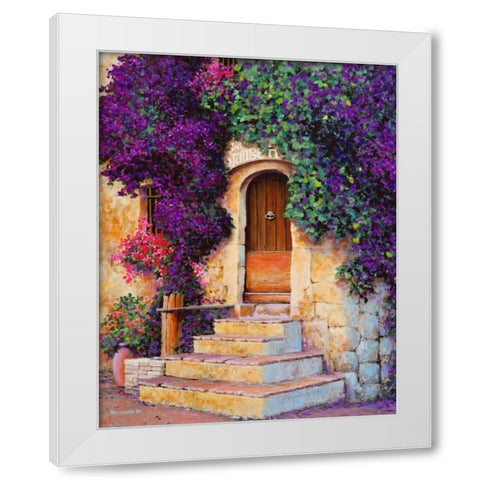 Le Grange White Modern Wood Framed Art Print by Swanson, Michael