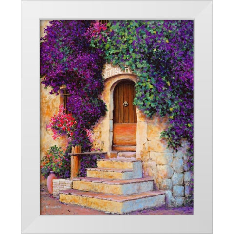 Le Grange White Modern Wood Framed Art Print by Swanson, Michael