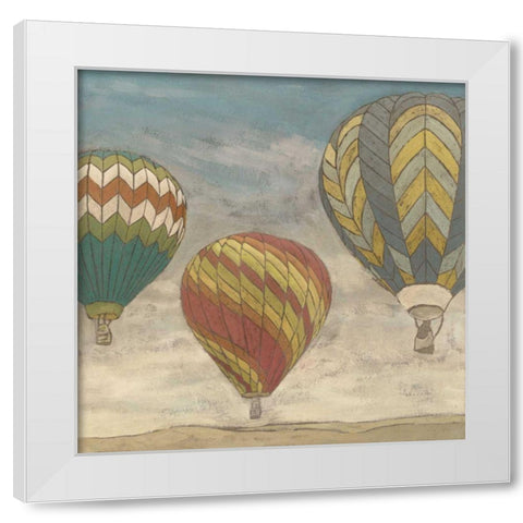 Up in the Air II White Modern Wood Framed Art Print by Meagher, Megan
