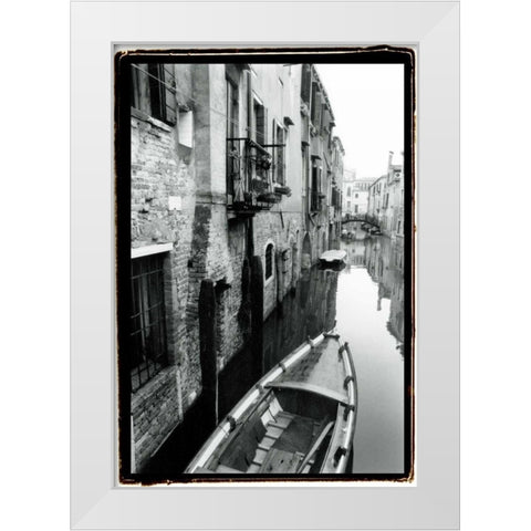 Waterways of Venice V White Modern Wood Framed Art Print by DeNardo, Laura