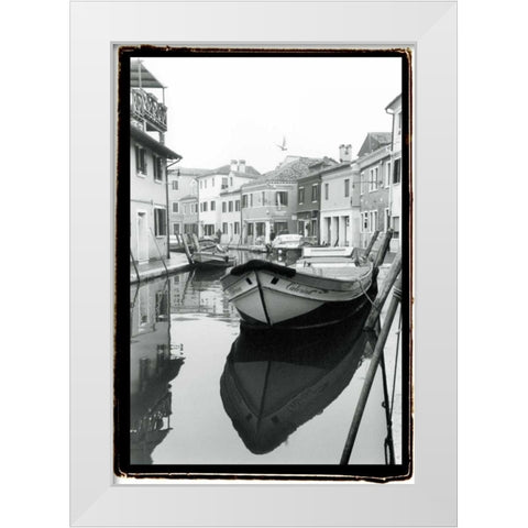 Waterways of Venice VIII White Modern Wood Framed Art Print by DeNardo, Laura