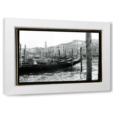Waterways of Venice IX White Modern Wood Framed Art Print by DeNardo, Laura
