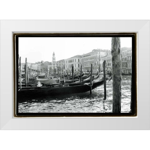 Waterways of Venice IX White Modern Wood Framed Art Print by DeNardo, Laura
