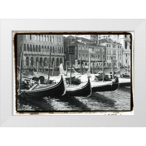 Waterways of Venice X White Modern Wood Framed Art Print by DeNardo, Laura