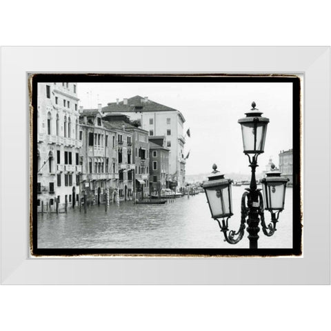 Waterways of Venice XI White Modern Wood Framed Art Print by DeNardo, Laura