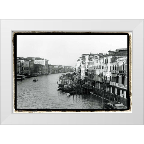 Waterways of Venice XIII White Modern Wood Framed Art Print by DeNardo, Laura