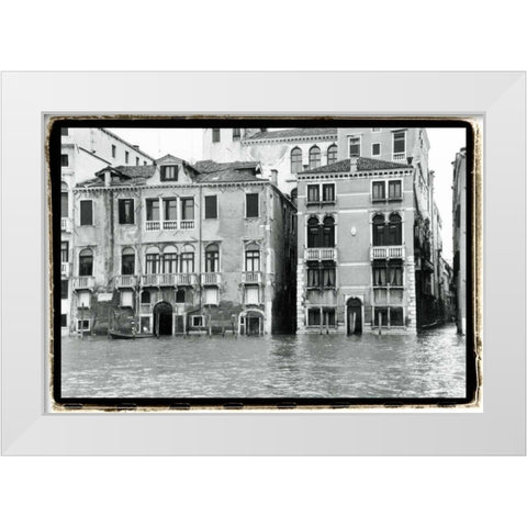 Waterways of Venice XVI White Modern Wood Framed Art Print by DeNardo, Laura