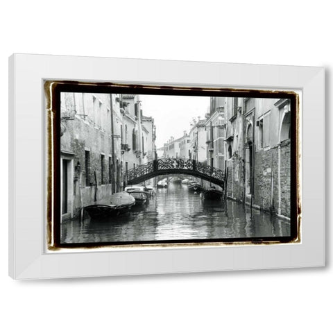 Waterways of Venice XVII White Modern Wood Framed Art Print by DeNardo, Laura