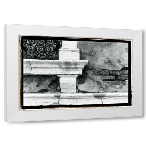 A Venetian Stroll III White Modern Wood Framed Art Print by DeNardo, Laura