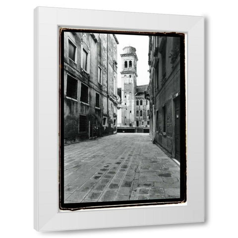 A Venetian Stroll VI White Modern Wood Framed Art Print by DeNardo, Laura