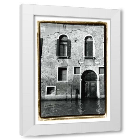 The Doors of Venice VI White Modern Wood Framed Art Print by DeNardo, Laura