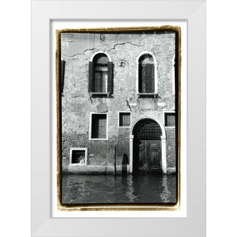 The Doors of Venice VI White Modern Wood Framed Art Print by DeNardo, Laura