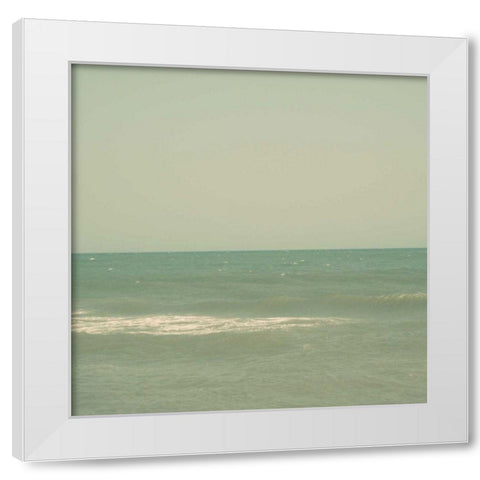 Carolina Beach I White Modern Wood Framed Art Print by Ludwig, Alicia