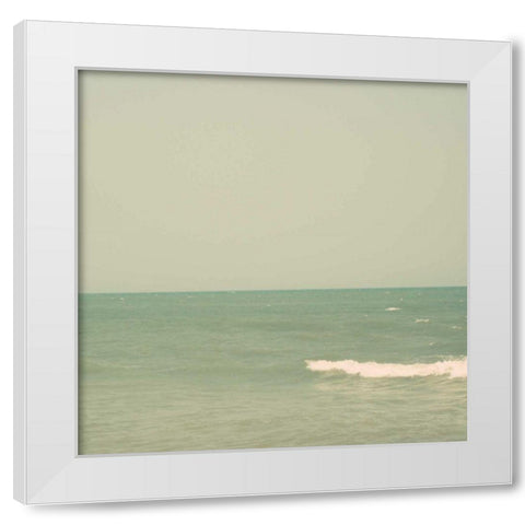 Carolina Beach II White Modern Wood Framed Art Print by Ludwig, Alicia