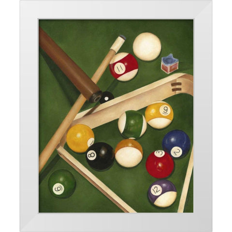 Rackem Up I White Modern Wood Framed Art Print by Goldberger, Jennifer