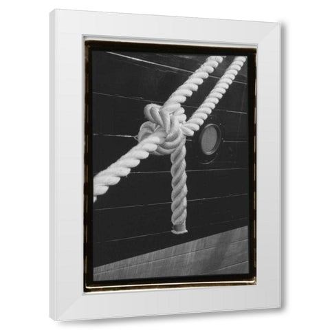 Secure Harbor White Modern Wood Framed Art Print by DeNardo, Laura