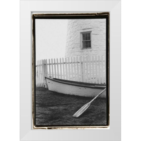 Ready For The Tide White Modern Wood Framed Art Print by DeNardo, Laura