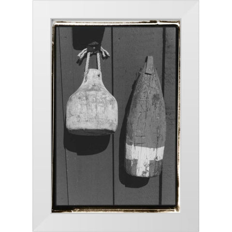 Marks the Spot White Modern Wood Framed Art Print by DeNardo, Laura