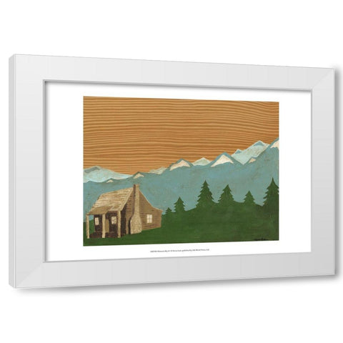 Montana Sky 1 White Modern Wood Framed Art Print by Lam, Vanna