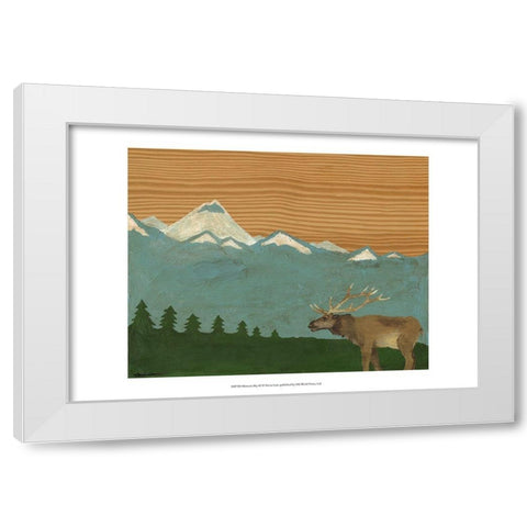 Montana Sky 2 White Modern Wood Framed Art Print by Lam, Vanna