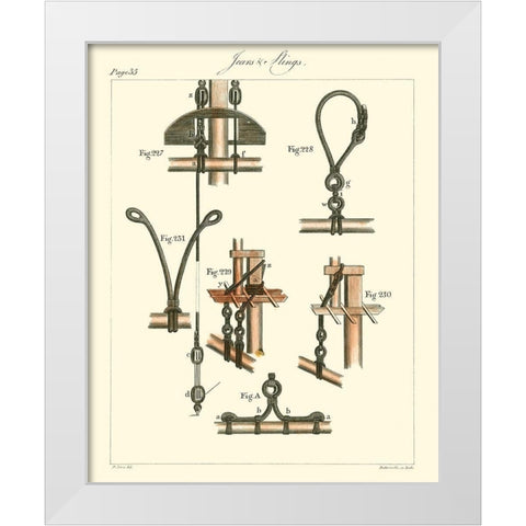 Nautical Details VI White Modern Wood Framed Art Print by Unknown