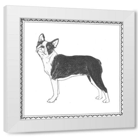 Best in Show I White Modern Wood Framed Art Print by Meagher, Megan