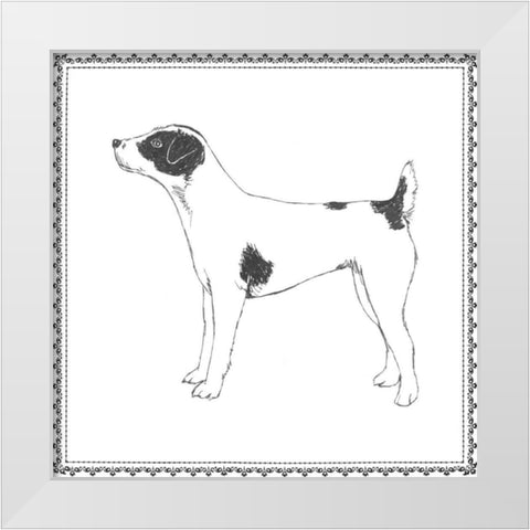 Best in Show VI White Modern Wood Framed Art Print by Meagher, Megan
