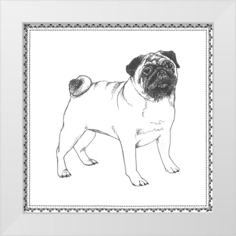 Best in Show VII White Modern Wood Framed Art Print by Meagher, Megan