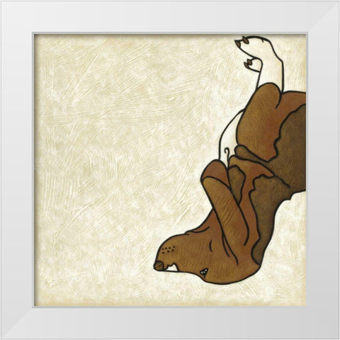 Good Dog II White Modern Wood Framed Art Print by Zarris, Chariklia