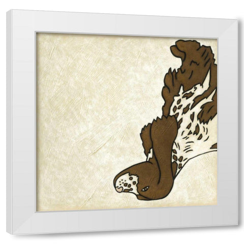 Good Dog IV White Modern Wood Framed Art Print by Zarris, Chariklia