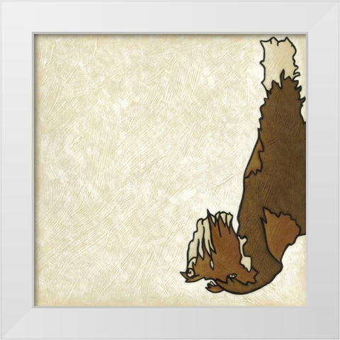 Good Dog VI White Modern Wood Framed Art Print by Zarris, Chariklia