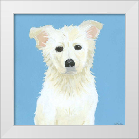 Booni White Modern Wood Framed Art Print by Vess, June Erica