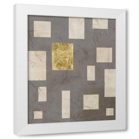 Metro Edge I White Modern Wood Framed Art Print by Lam, Vanna