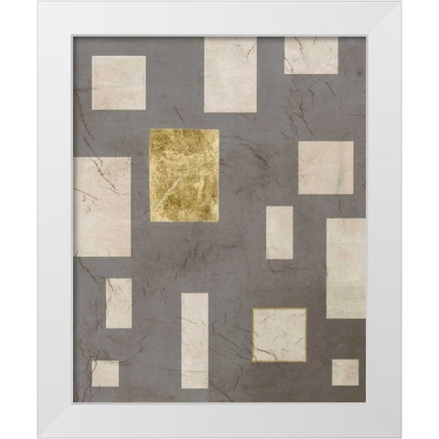 Metro Edge I White Modern Wood Framed Art Print by Lam, Vanna