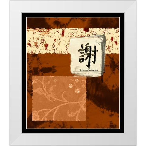 Indonesian Thankfulness White Modern Wood Framed Art Print by Chariklia Zarris