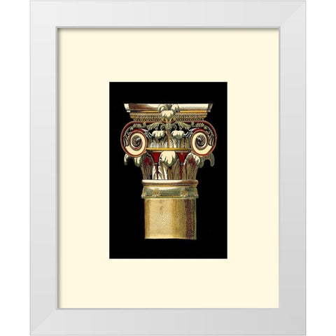 Single Capital I White Modern Wood Framed Art Print by Unknown