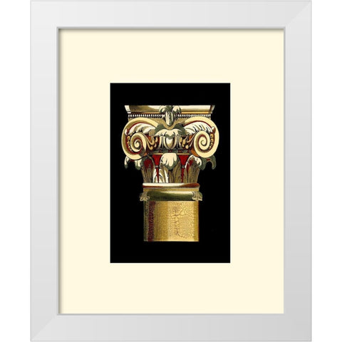 Single Capital II White Modern Wood Framed Art Print by Unknown