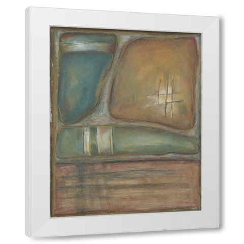 Relic I White Modern Wood Framed Art Print by Zarris, Chariklia