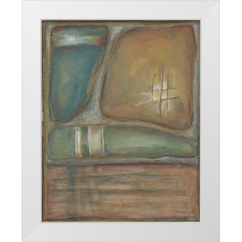 Relic I White Modern Wood Framed Art Print by Zarris, Chariklia