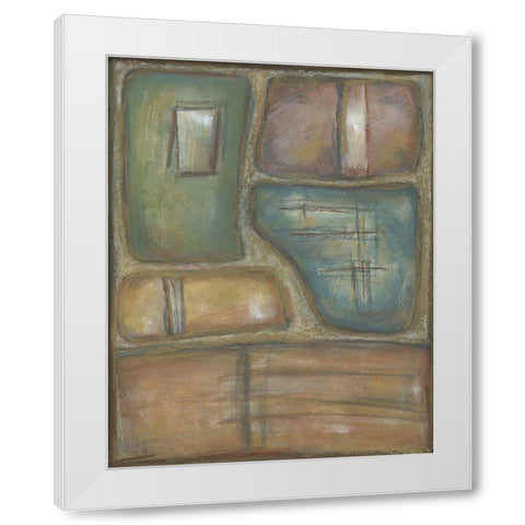 Relic II White Modern Wood Framed Art Print by Zarris, Chariklia