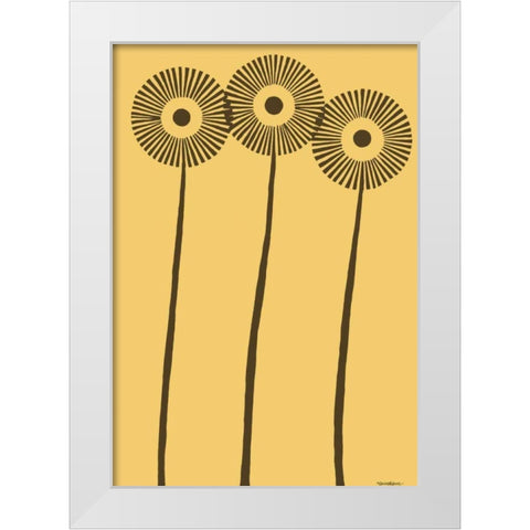 Dandy Dichromatics I White Modern Wood Framed Art Print by Lam, Vanna